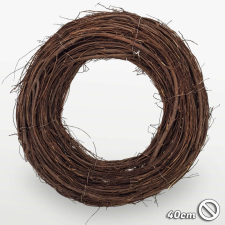  Bohém koszorú 40cm dekorációs kellék