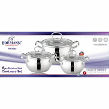 Bohmann 0602 , 6 Részes Inox Edénykészlet edény