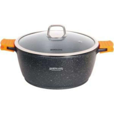 Bohmann Márvány edény, 13 L, 36cm, MGagasság 16.3cm ,fekete edény