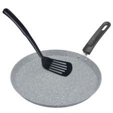 Bohmann Palacsintasütő Bohmann BH 1010-24 MRB, 24 cm, Márvány bevonat, Spatula, Szürke edény