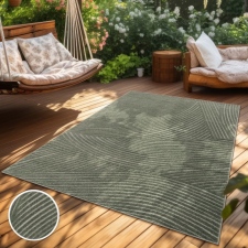  Boho skandináv mintás puha zöld szőnyeg 200 cm átmérőjű lakástextília