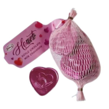  Bolci Hálós Tejcsokoládé Szívek Pink 63g csokoládé és édesség