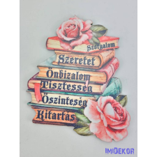  Bölcs rózsás táblácska ballagásra dekorációs kellék