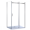  Bold-in 80x120 cm aszimmetrikus zuhanykabin zuhanytálca nélkül