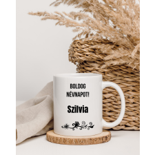  Boldog Névnapot Szilvia bögre bögrék, csészék