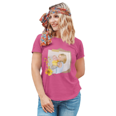  Boldog Pillanat - Fényképes Női Póló