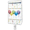 Boldog születésnapot Happy Birthday Streamers papírzacskó 4 db-os FSC
