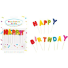 Boldog születésnapot Happy Birthday tortagyertya, gyertya szett