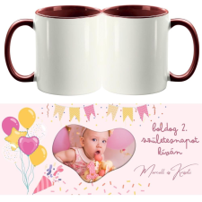  Boldog Születésnapot II, kétoldalas fényképes bögre - 1 db bögrék, csészék