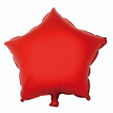 Boldog születésnapot Red Star, Piros csillag fólia lufi 44 cm party kellék