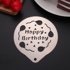 Boldog születésnapot tortaforma,stencil 3 darabos konyhai eszköz