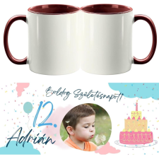  Boldog Születésnapot XVI., kétoldalas fényképes bögre - 1 db bögrék, csészék