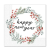 Boldog Új Évet Happy New Year Wreath szalvéta 20 db-os 33x33 cm FSC