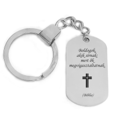  'Boldogok, akik sírnak...' kulcstartó, választható több formában és színben kulcstartó