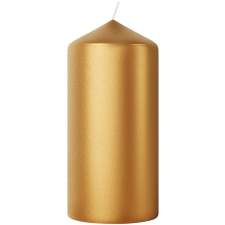  BOLSIUS Pillar Metallic Golden Orange 12 cm, 245 g (8717847161604) gyertya