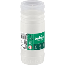 Bolsius RP3 paraffin utántöltő 208 g, fehér mécses