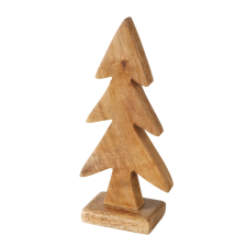 Boltze Shapi állódísz 18 cm x 6 cm x 8 cm natúr karácsonyi dekoráció