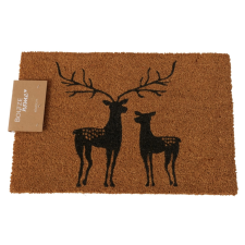 Boltze Wilbur lábtörlő 40 cm x 60 cm fekete-natúr lakástextília
