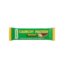 Bombus crunchy proteinszelet tejcsokoládéval banán ízzel és édesítőszerrel 50 g vitamin és táplálékkiegészítő
