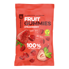 Bombus Fruit Energy - cukormentes epres gumicukor 35g diabetikus termék