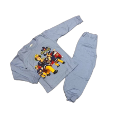 Bomer 2 Részes Pamut Pizsama - Kék Tűzoltós 92