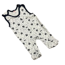 Bomer Pamut Ujjatlan Rugdalózó - Fehér/Kék Hajós 74 rugdalózó