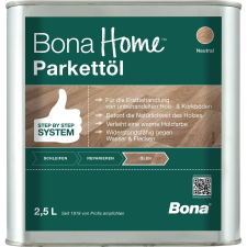 BONA Home parkettaápoló olaj semleges 2,5 ml favédőszer és lazúr