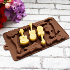  Bonbon forma szilikon - Gitár konyhai eszköz