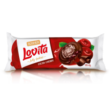 Bonbonetti Kft. Lovita piskótatallér meggyes - 135 g csokoládé és édesség