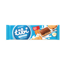 Bonbonetti Kft. Tibi táblás 290g tejcsokoládé Mogyorókrém töltelékkel és keksszel csokoládé és édesség