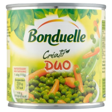 Bonduelle Créatif Duo zöldborsó-bébirépa keverék 400 g konzerv