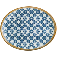 BONNA »Lotus« Tányér oval, hossza: 240 mm, szélessége: 190 mm tányér és evőeszköz