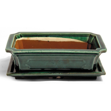  Bonsai cserép - alátét átmérő kb. 25 cm kerti dekoráció