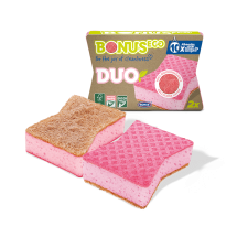 Bonus Bonus DUO karcmentes mosogatószivacs 2db-os tisztító- és takarítószer, higiénia