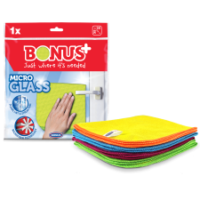 Bonus Bonus mikroszálas ablaktörlőkendő 35x35cm (Karton - 60 db) tisztító- és takarítószer, higiénia