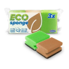 BONUS Formázott mosogatószivacs 3db/cs - ECO