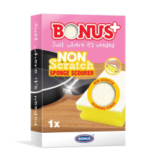  Bonus+ karcmentes mosogatószivacs (48db/gyűjtő, 576db/karton) tisztító- és takarítószer, higiénia