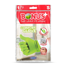 Bonus + Komfort gumikesztyű S