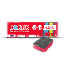 Bonus mosogatószivacs (8*5*3cm) 10db-os tisztító- és takarítószer, higiénia