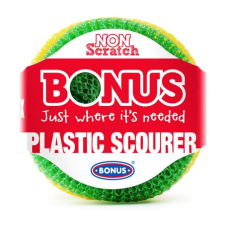 Bonus Műanyag súroló, 3 db, BONUS, vegyes színek tisztító- és takarítószer, higiénia