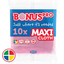 Bonus PRO MAXI Általános törlőkendő pink 10db/csg takarító és háztartási eszköz