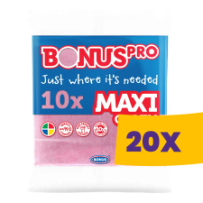 Bonus PRO MAXI univerzális törlőkendő 38x40cm Piros 10db (Karton - 20 csomag) takarító és háztartási eszköz