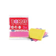 Bonus Törlőkendő BONUS univerzális 18x18x1,7 cm 3 db tisztító- és takarítószer, higiénia