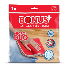 Bonus Törlőkendő mikroszálas Bioactive MicroDUO 2in1 Bonus tisztító- és takarítószer, higiénia