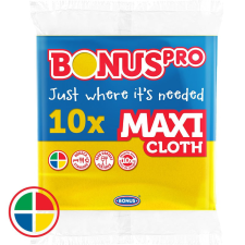  BonusPRO MAXI Általános törlőkendő sárga 10db/csg (20csg/karton) takarító és háztartási eszköz