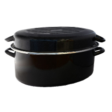  Bonyhádi (EMA-LION) 36 cm kacsasütő zománcozott belső magas sütés és főzés