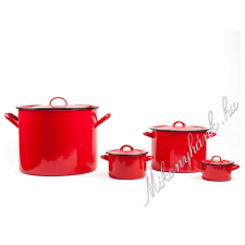  Bonyhádi zománcozott fazék 5.5 liter edény