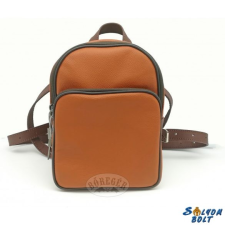  Bőr hátitáska, hátizsák, barna ajándéktárgy