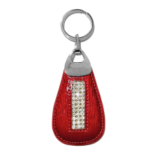  Bőr Kulcstartó Brelok-Cry-Sh-3722 Red kulcstartó
