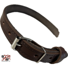  Bőr kutyanyakörv hasított 16mm nyakörv, póráz, hám kutyáknak